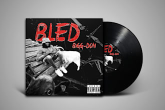 design eye catching album covers for your singles