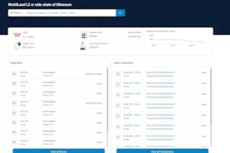 design blockchain evm on your server