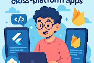 develop mobile apps with flutter and firebase