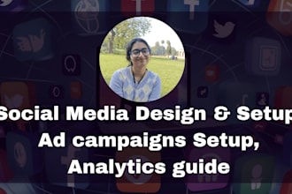 setup professional pages on fb, instagram, youtube, x, linkedin and ads