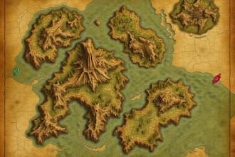 create maps for your fantasy game, book and projects