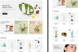 design private label nutraceutical health supplement website shopify store