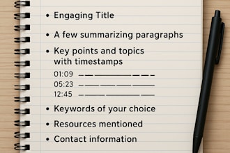write engaging podcast show notes