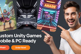 develop unity 2d game, mobile game development, 2d game for pc,andriod and web