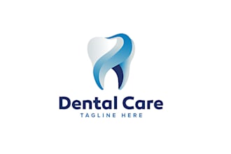 do dental medical health wellness logo design