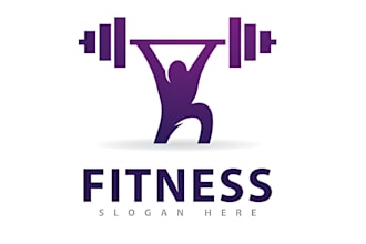 design custom health, wellness and fitness logo