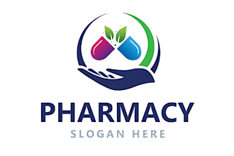 do design therapy medical clinic dental and pharmacy logo