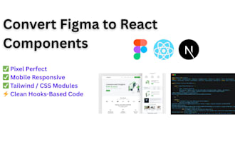 convert your figma design to responsive react components