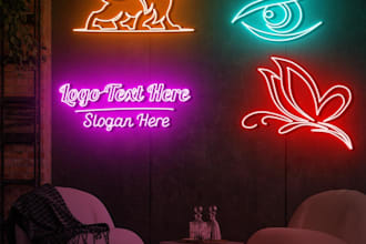 design a custom neon sign for your business, event, or home