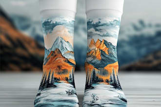 create unique socks design for your brand