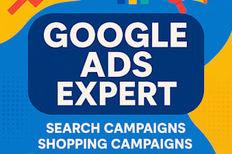 set up a profitable shopify google ads search or shopping campaign