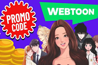 do organic viral webtoon,webcomic promotion, comic,tapas,manga, etotic promotion