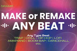 make original, remake, or recreate any beat in 24 hours