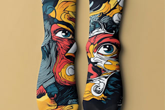 design custom sneakers socks for your brands and streetwear