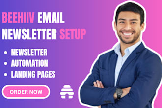 setup beehiiv ai newsletter template, beehiiv landing page, beehiiv automation