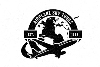 create a wonderful aviation logo for your company