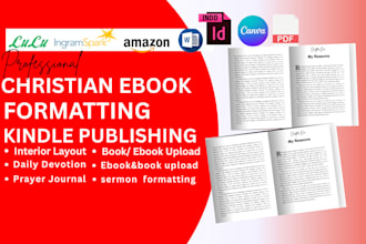 design format christian ebook daily devotional bible study KDP kindle publishing