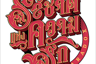 make custom font, and typography logo and any other graphic design