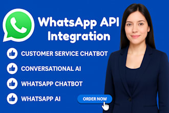 do whatsapp business API setup and build whatsapp chatbots