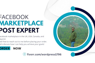 do house rent ads post on facebook marketplace in USA for leads