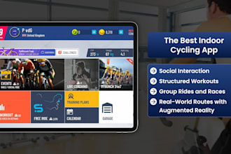 develop a virtual cycling and fitness app like zwift, rouvy, or kinomap