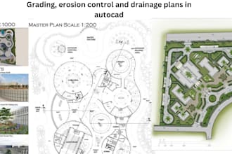 make grading, erosion control and drainage plans in autocad