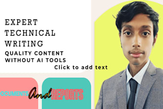 do technical blog writing or high quality articles