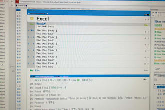 do excel file conversion and data analysis services