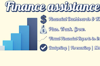 visual excel dashboards, financial analysis for small business
