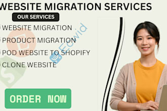 setup or migrate wix etsy ecwid bigcartel store to shopify ecommerce migration