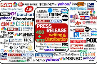 do a press release, press release writing, and press release distribution