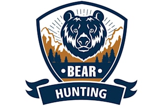 create a wonderful bear logo