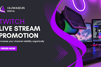 do twitch live stream promotion to gain real engagement