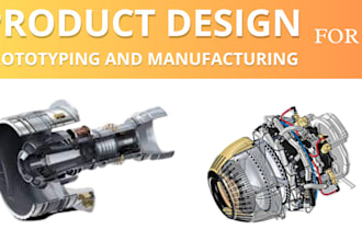 do 3d cad design, cad model, product design for 3d printing and prototype