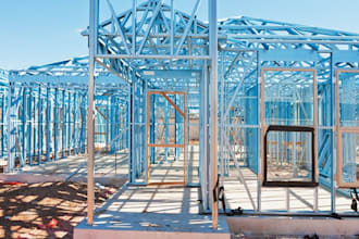 light gauge steel frame structures prefab buildings structural design in autocad
