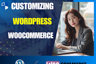 customize woocommerce store or wordpress website