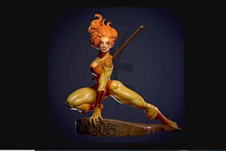 create, edit, fix or rigging any 3d model for 3d printing in blender and zbrush