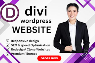 website design redesign wordpress divi theme wpform wpbakery gravity from expert