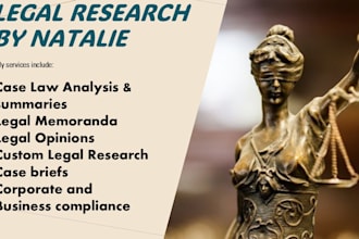 do legal research,case law analysis,memo,briefs,legal analysis