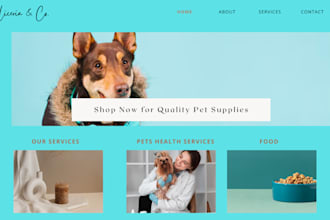 build wordpress websites for pets, pet stores, trainers, pet care