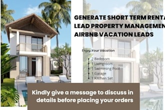 generate short term rental lead property management airbnb vacation leads