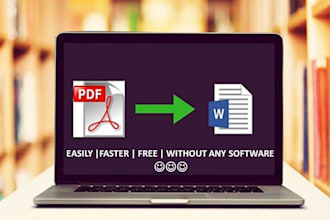 do pdf converter bot, data entry, web scraping, automation, convert pdf, python