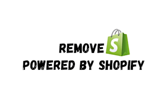 remove powered by shopify within few hours