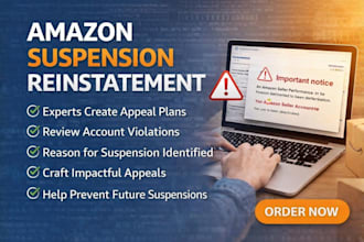 draft a persuasive amazon reinstatement appeal letter for suspended accounts