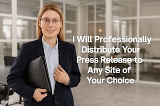 professionally distribute your press release to any site of your choice