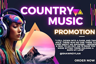 organically do country music promotion on streaming platform like spotify