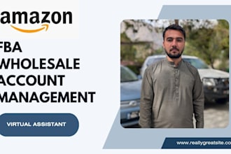 be your expert amazon fba wholesale account management VA