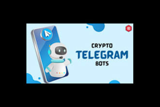 build telegram shop bot, crypto payment bot, ecommerce store bot, volume bot