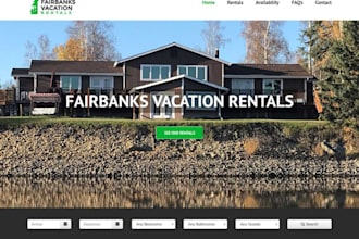 build property management website, short term rental and vacation rental