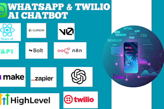 build custom ai chatbot for whatsapp using vapi, botpress, dialogflow or gemini